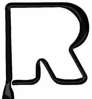 Letter R Shaped Pen